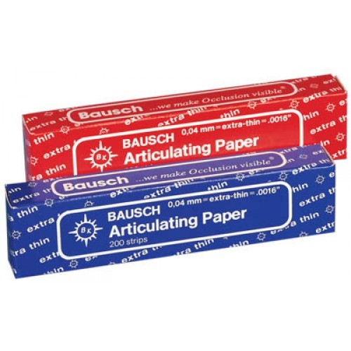 Micro- Thin Articulating Paper 40 micron - Bausch - Articulating - All  Products