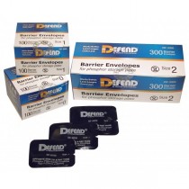 Defend X-Ray Barrier Envelopes Size 1 100/bx - Mydent