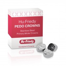 Pedo Crowns Stainless Lower Left First Molar #3 Refill 5/pk - Hu Friedy