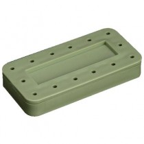 14 Hole Magnetic Rectangle Bur Block - Plasdent