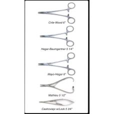 Castroviejo Needle Holder w/Lock 5.75" - Quala